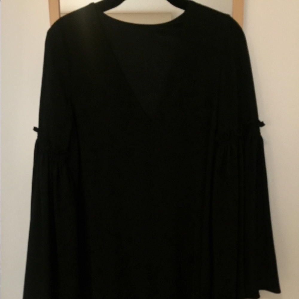 Black mini dress